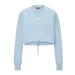 Hugo Delive Sweatshirt in Light Blue