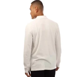 Hugo Derrikos Logo Detail Polo Shirt in Natural