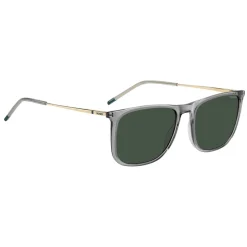Hugo Detailed Square Sunglasses in Grey