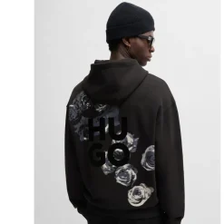 Hugo Dirosehood Hoodie in Black