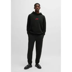 Hugo Dlogolong Hoodie in Black