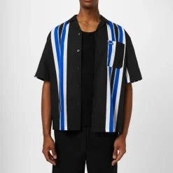 Hugo Eligino Relaxed Fit Short Sleeve Shirt in Black