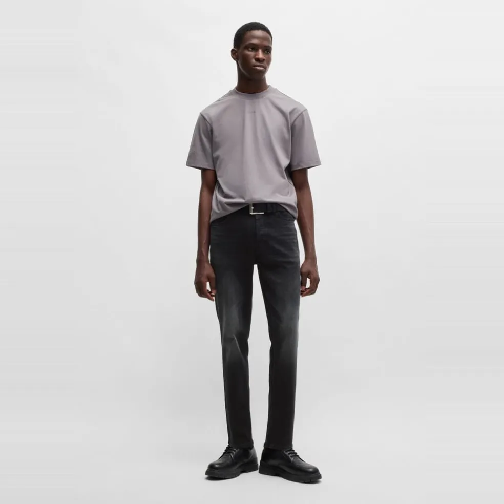 Hugo Five Pocket Design Slim Jeans in Black