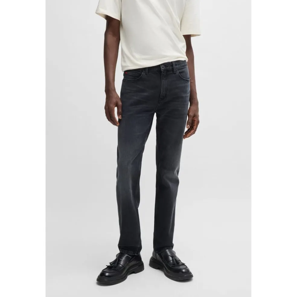 Hugo Five Pocket Design Slim Jeans in Black