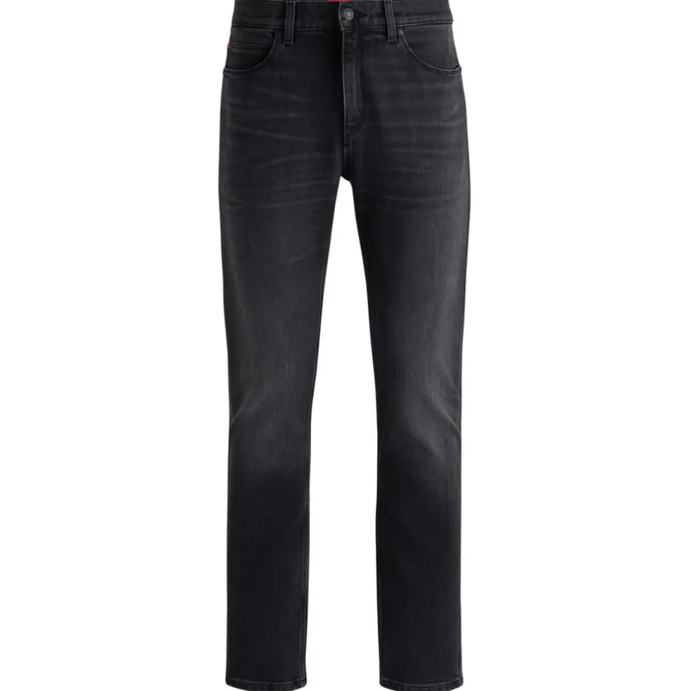 Hugo Five Pocket Design Slim Jeans in Black