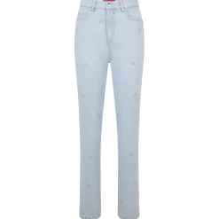 Hugo Gayang Relaxed-Fit Jeans in Turquoise