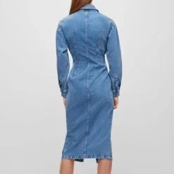 Hugo Gesina Denim Dress in Blue