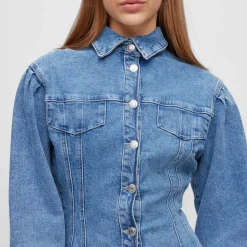 Hugo Gesina Denim Dress in Blue