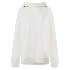 Hugo Hooded Relaxed Fit Lettering Sweatshirt in White