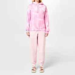 Hugo Hooded Relaxed Fit Long Sleeve Sweatshirt in Pink