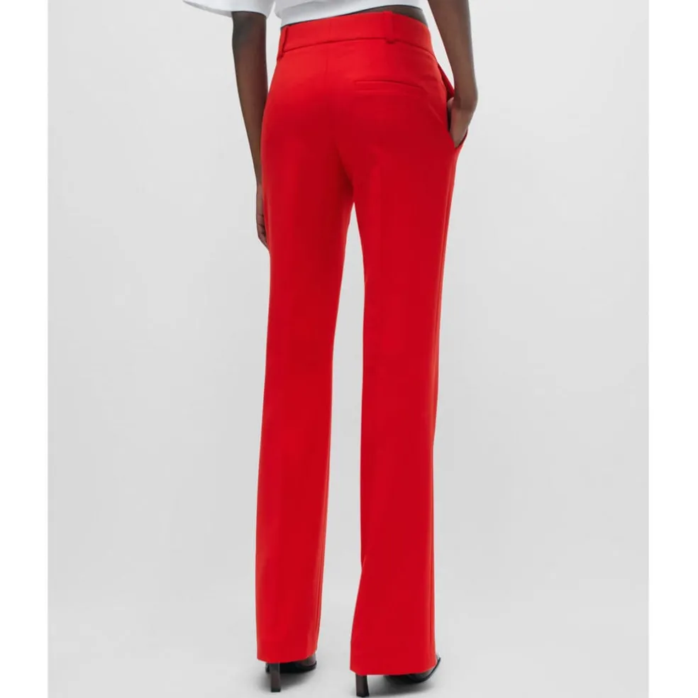 Hugo Hovani Regular-Fit Trousers in Red