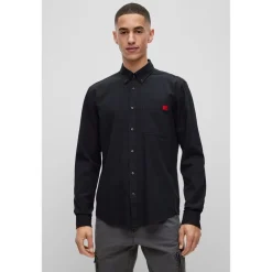 Hugo Long Sleeve Shirt in Black