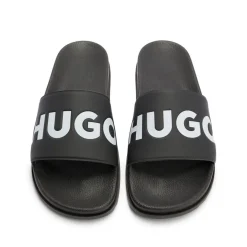 Hugo Match Sliders in Black
