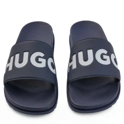 Hugo Match Sliders in Dark Blue