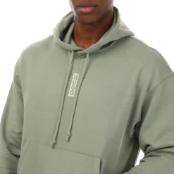 Hugo Mens Diushi Hooded Sweatshirt in Green