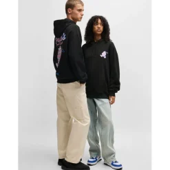 Hugo Namiko Hoodie in Black