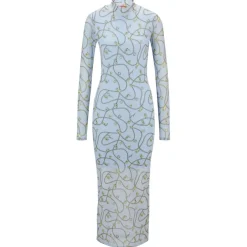 Hugo Nasuse_2 Long Dress in Blue