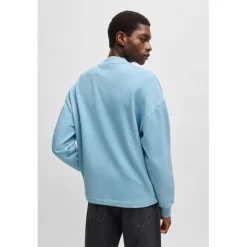Hugo Ninnyo Crewneck Sweatshirt in Blue