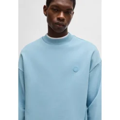 Hugo Ninnyo Crewneck Sweatshirt in Blue