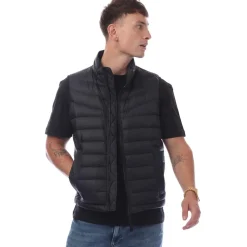 Hugo Olmeev1 Padded Gilet in Dark Blue