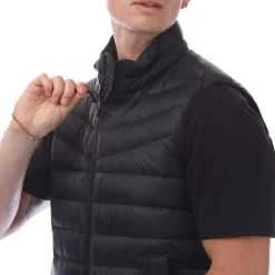 Hugo Olmeev1 Padded Gilet in Dark Blue