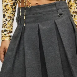 Hugo Rafalle Mini Skirt in Grey