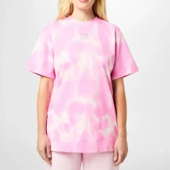Hugo Regular Fit Crew Neck Short Sleeve T-Shirt in Pink