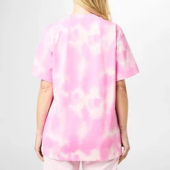 Hugo Regular Fit Crew Neck Short Sleeve T-Shirt in Pink