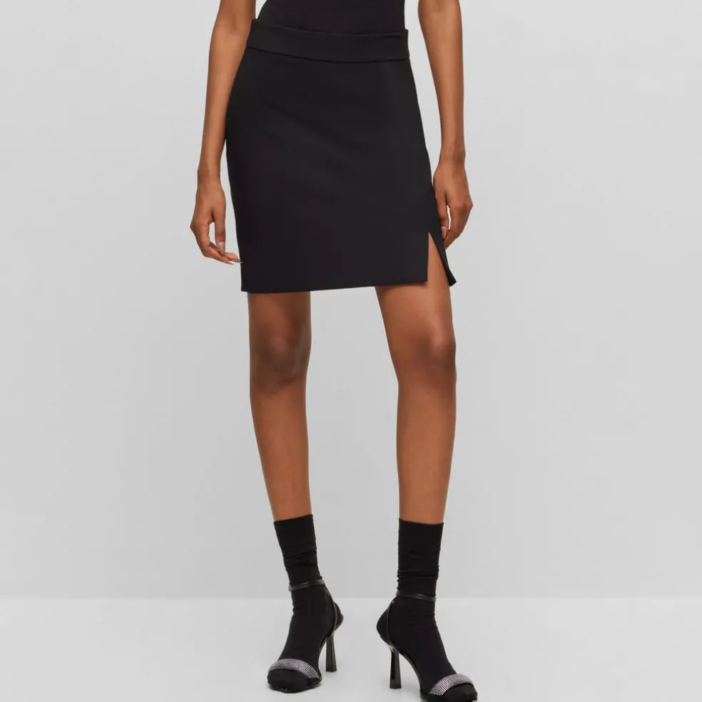 Hugo Rovani Mini Skirt in Black