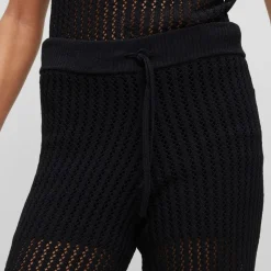 Hugo Slonise Knitted Trousers in Black