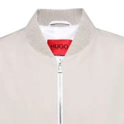 Hugo Ukashi222 Bomber Jacket in Beige