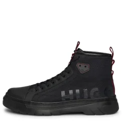 Hugo Urian Hi Top Hiking Boot in Black
