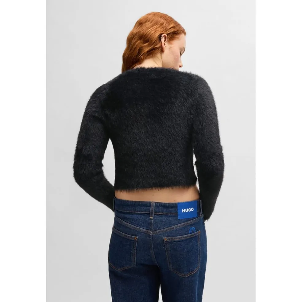 Hugo Womens Suvano B 10262922 01 Cardigan in Black