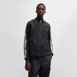 Hugo x Racing Bulls Boss x Racing Bulls Emmond Overshirt in Black