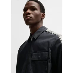 Hugo x Racing Bulls Boss x Racing Bulls Emmond Overshirt in Black