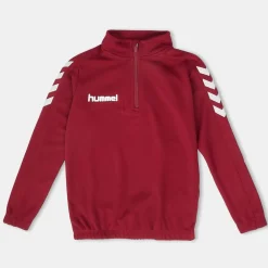 Hummel Cr Hlf Zp Swt in Red