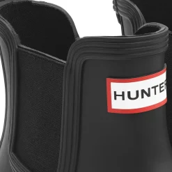 Hunter Chelsea Ankle Boots in Black