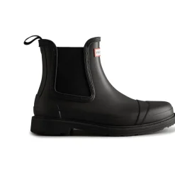 Hunter Comando Chelsea Boots in Black