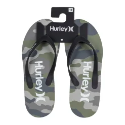 Hurley Tier Flip Flops in Green