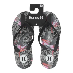 Hurley Tier Flip Flops in Black