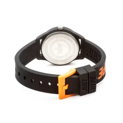 Hype Rubber Strap Analogue Watch in Black