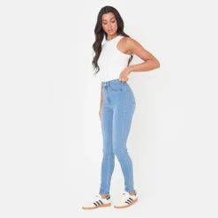 I Saw It First Waisted Skinny Jean in Blue