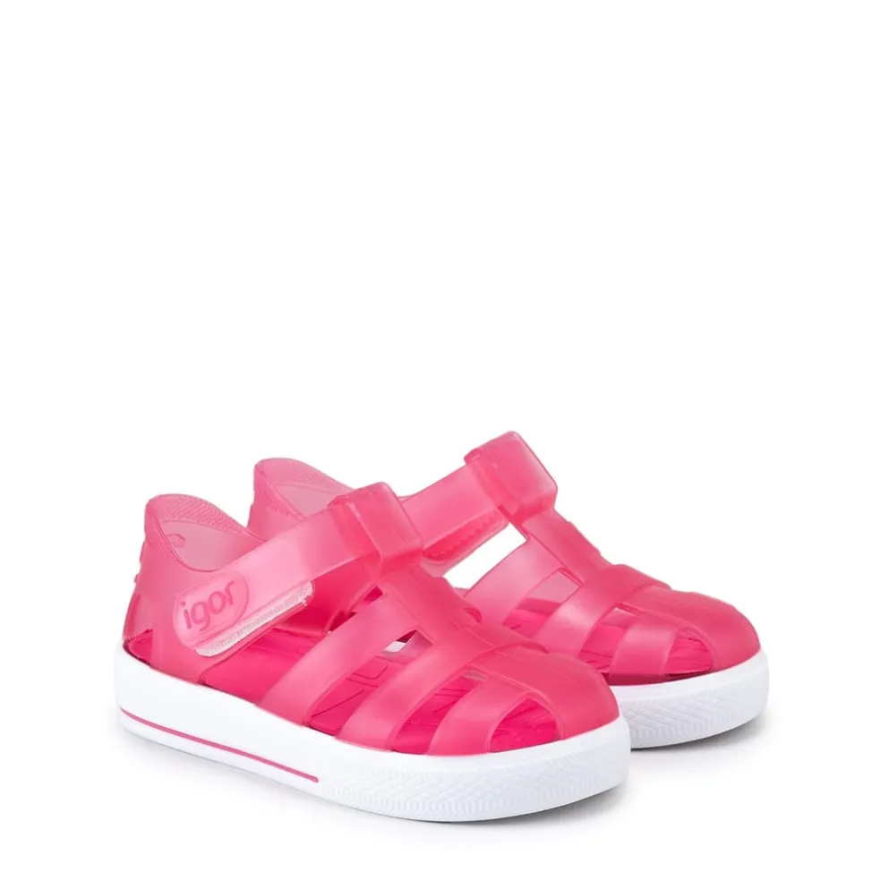 Igor Gladiator Flatform Jelly Sandals in Pink