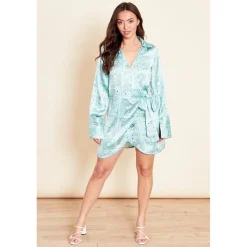 Influence Mini Shirt Drs in Blue