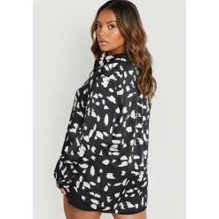 Influence Satin Shirt in Black