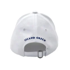 Island Green Green Cap in White