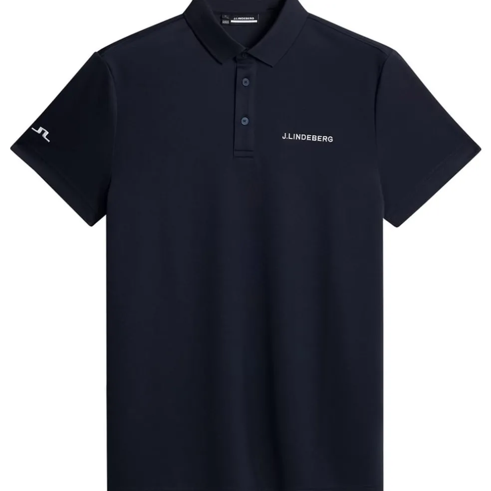 J Lindeberg Golf Bridge Regular Fit Polo Shirt in Blue