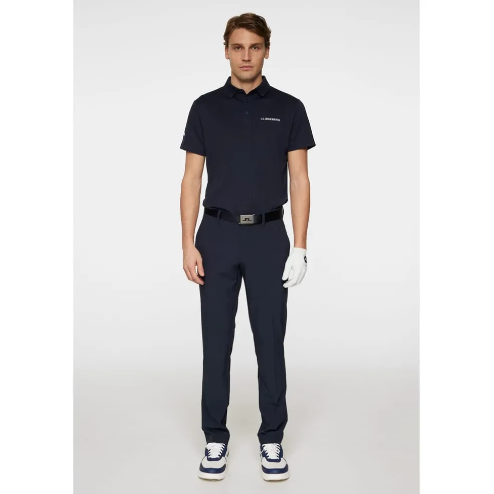 J Lindeberg Golf Bridge Regular Fit Polo Shirt in Blue