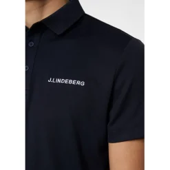 J Lindeberg Golf Bridge Regular Fit Polo Shirt in Blue