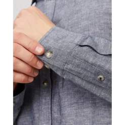 Jack and Jones Long Sleeve Regular Fit Shirt in Blue